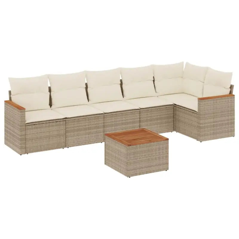 Beige tuinstoelset van gepoedercoat staal met comfortabele afmetingen - Tuinsets