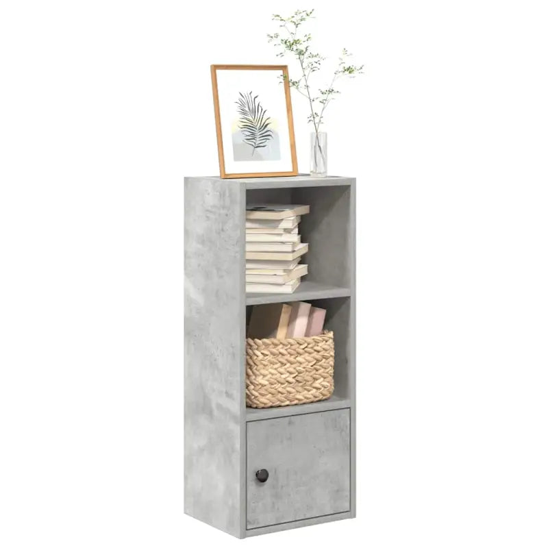 Beukenboekenkast van bewerkt hout voor stijl en functionaliteit - Betongrijs / 1 / 77 cm - Boekenkasten