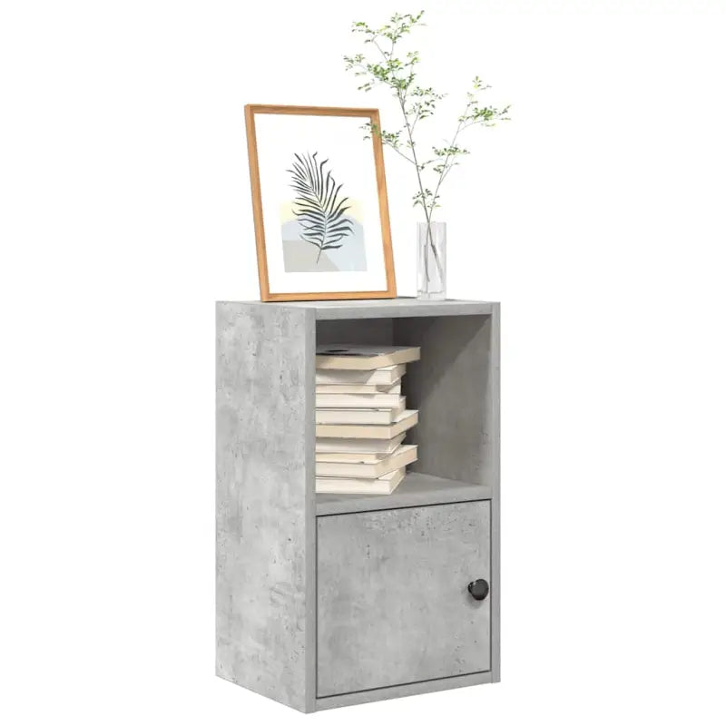 Beukenboekenkast van bewerkt hout voor stijl en functionaliteit - Betongrijs / 1 / 52 cm - Boekenkasten