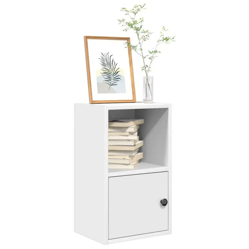 Beukenboekenkast van bewerkt hout voor stijl en functionaliteit - Wit / 1 / 52 cm - Boekenkasten