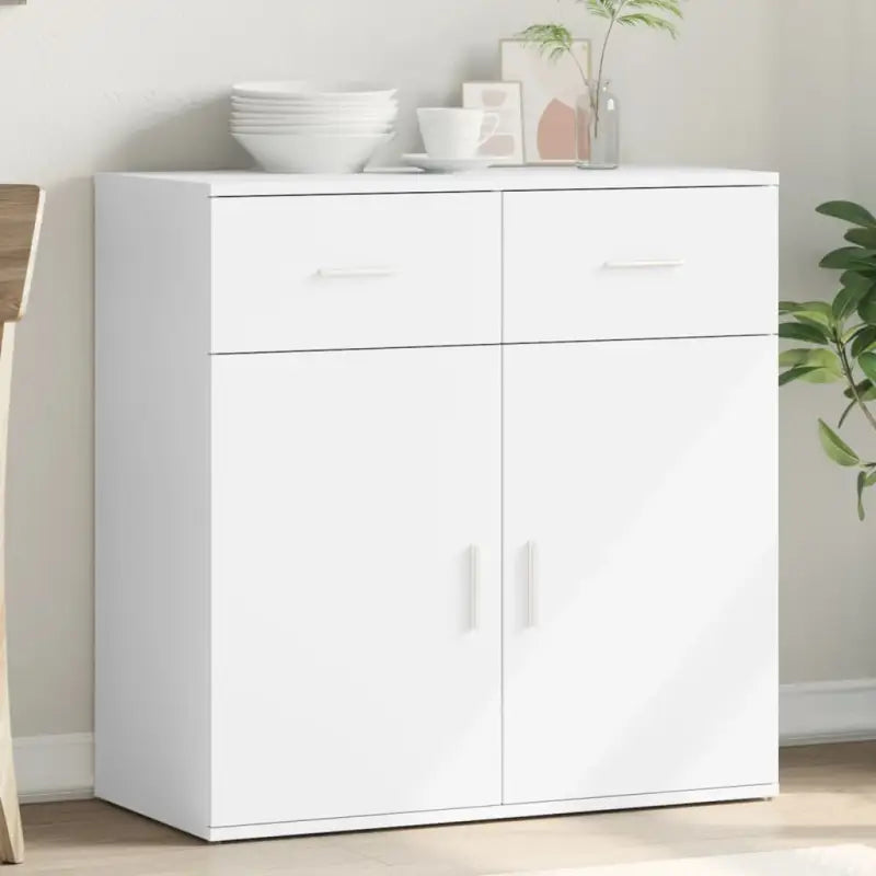 Bewerk hout Dressoirs en buffetkasten met trendy duurzame design - Wit / 1 - Dressoirs & buffetkasten