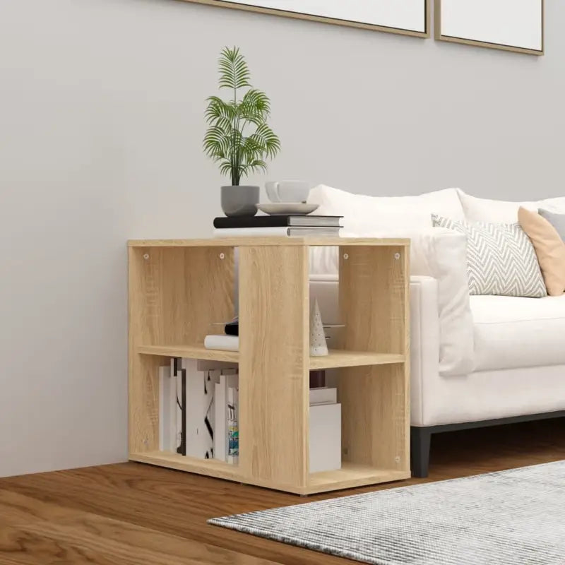 Bewerk hout zijkast voor woonkamer met praktische opbergruimte - Sonoma eiken / 1 - Dressoirs & buffetkasten