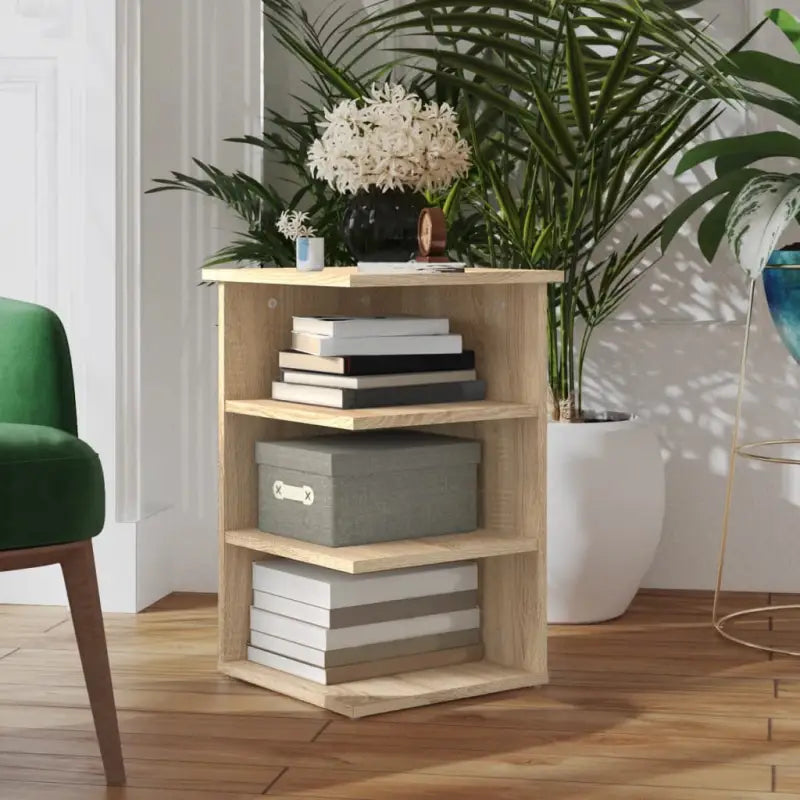 Bewerk hout zijkast voor woonkamer praktische opbergruimte - Sonoma eiken / 1 - Dressoirs & buffetkasten