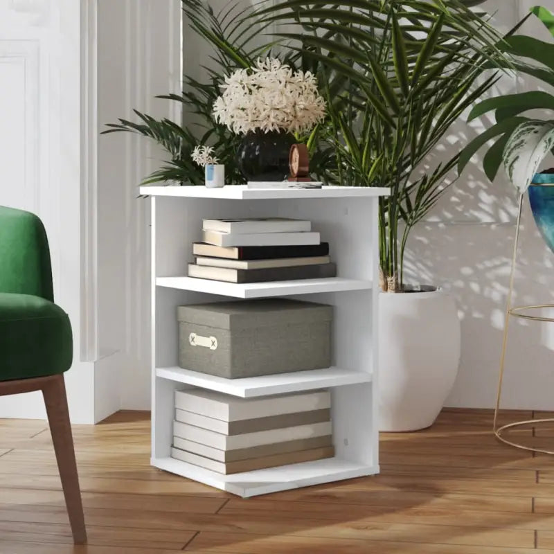 Bewerk hout zijkast voor woonkamer praktische opbergruimte - Wit / 1 - Dressoirs & buffetkasten