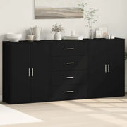 Bewerkt hout dressoir voor een trendy en praktische kamer inrichting - Dressoirs & buffetkasten