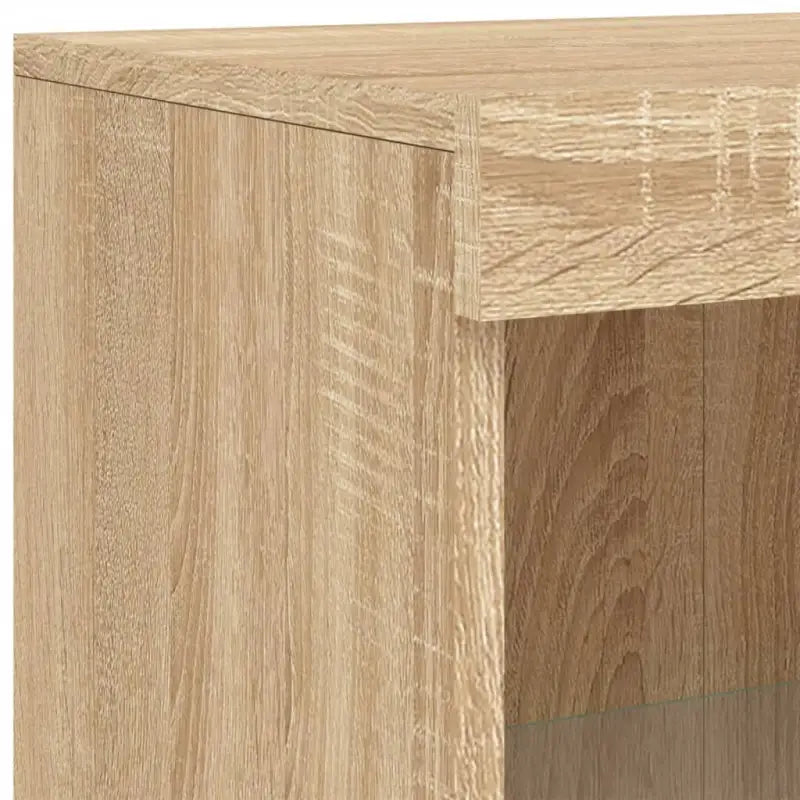 Bijzetkast met RGB LED-verlichting van bewerkt hout - Opbergkasten & lockerkasten