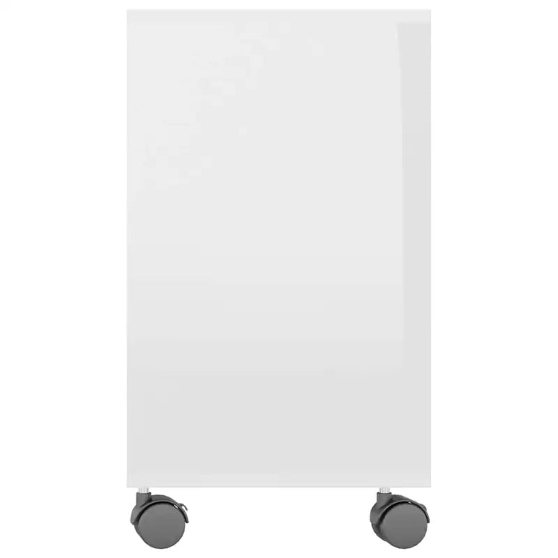 Bijzettafel van bewerkt hout in hoogglans wit voor elegante interieurs - Bijzettafels