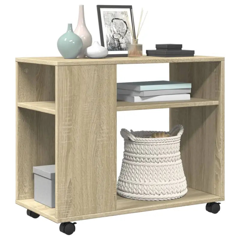 Bijzettafel van bewerkt hout met trendy en duurzaam ontwerp - Bijzettafels