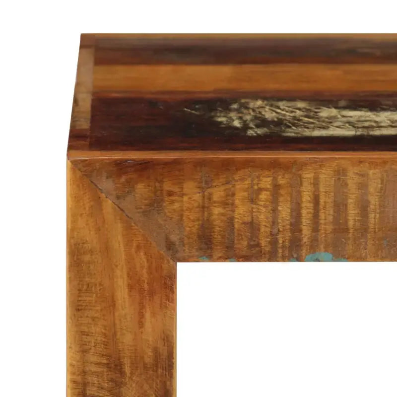 Bijzettafel van massief gerecycled hout in antieke stijl - Bijzettafels