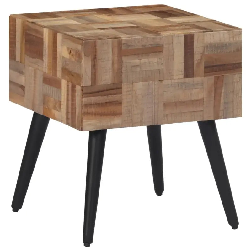 Bijzettafels van massief gerecycled teakhout voor een elegante woonkamer - 40 x 40 x 45 cm / 1 - Bijzettafels