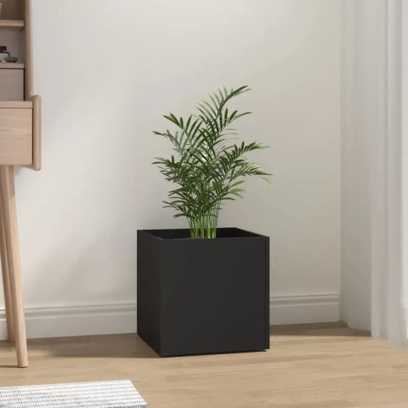 Bloeipot Grijs Sonoma Eiken van bewerkt hout voor planten en bloemen - artisanaal eikenkleurig / 1 - Bloempotten &