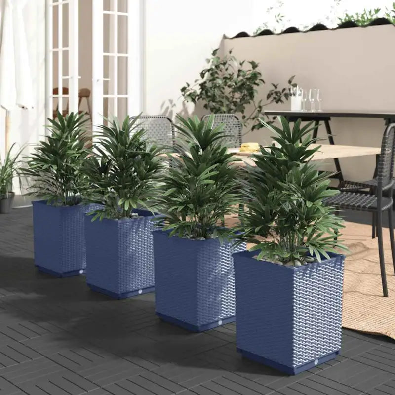 Bloempotten en plantenbakken voor tuin balkon en terras - Blauwgrijs / 4 - Bloempotten & plantenbakken