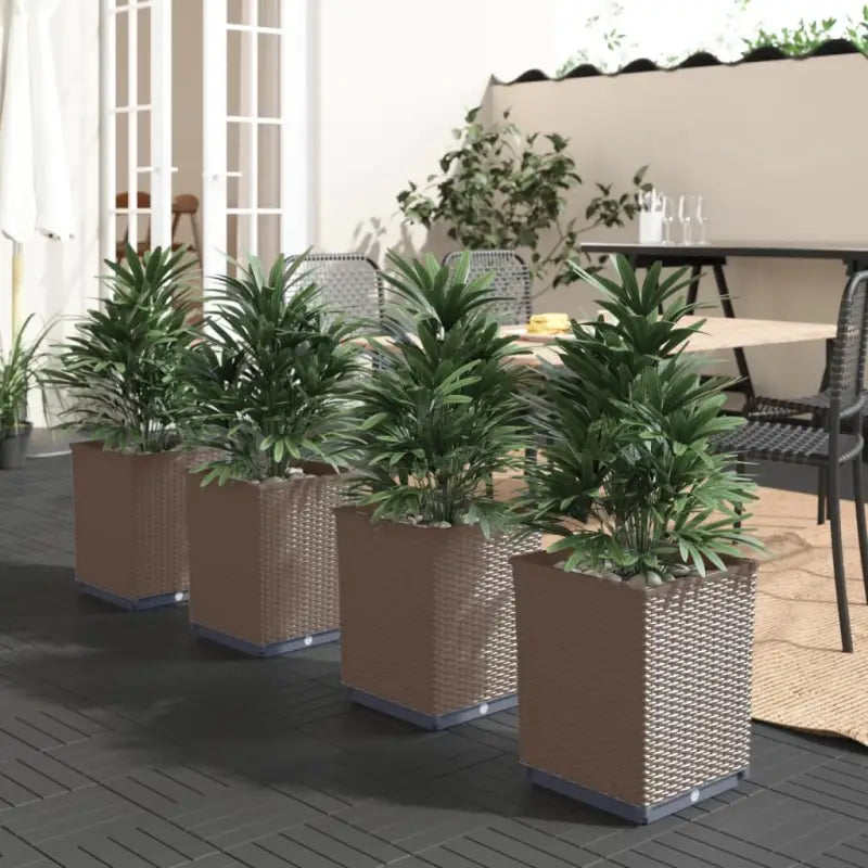 Bloempotten en plantenbakken voor tuin balkon en terras - Bruin / 4 - Bloempotten & plantenbakken