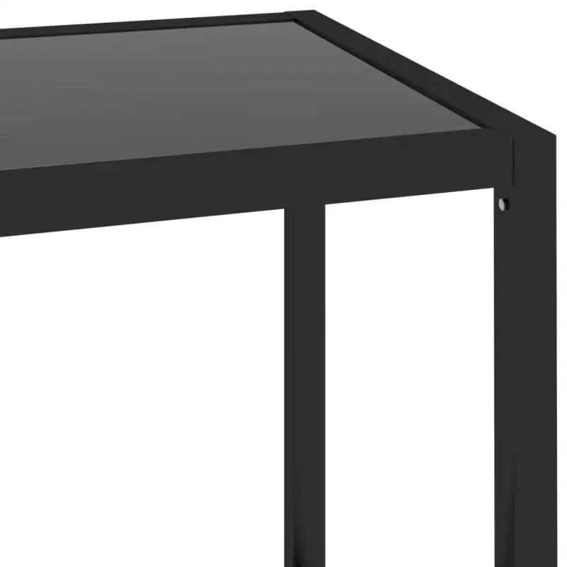 Boekenkast met gehard glas en stevig gepoedercoat ijzer - Zwart / 1 - Boekenkasten