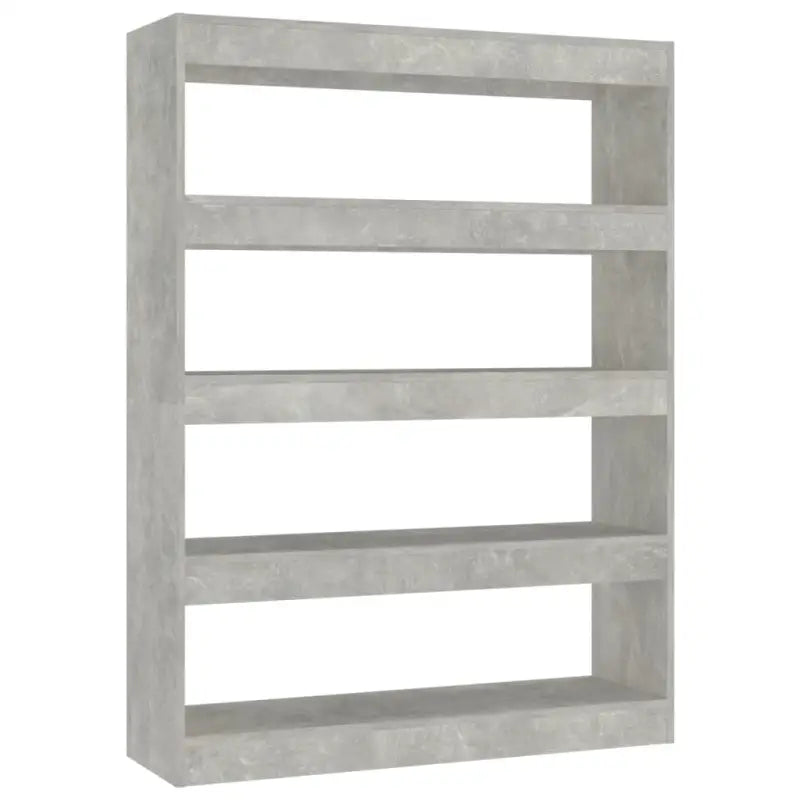 Boekenkast met Kamerscherm Gebruikt voor Een Strak en Klassiek Interieur - Betongrijs / 1 - Boekenkasten