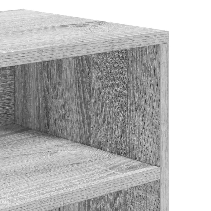 Boekenkast van bewerkt hout in grijs sonoma stijl - Boekenkasten