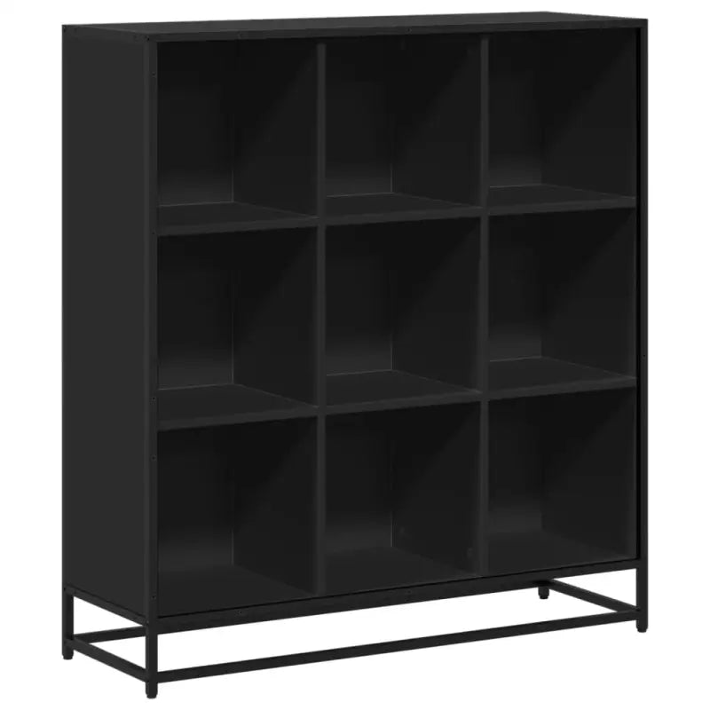Boekenkast van bewerkt hout met industrieel metalen frame - Boekenkasten