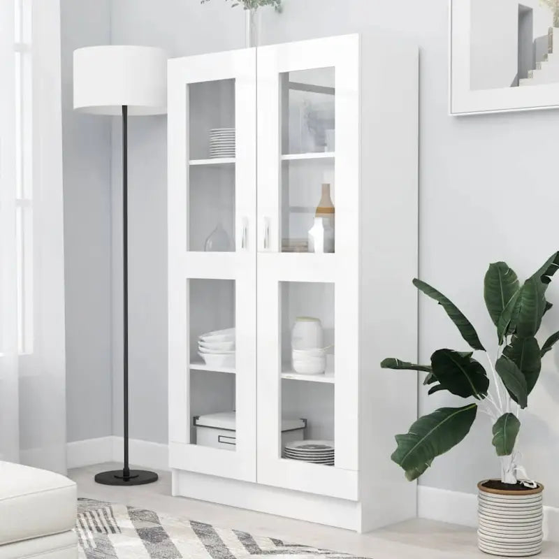 Boekenkast van bewerkt hout met strak en klassiek ontwerp - Wit / 1 / 150 cm - Boekenkasten