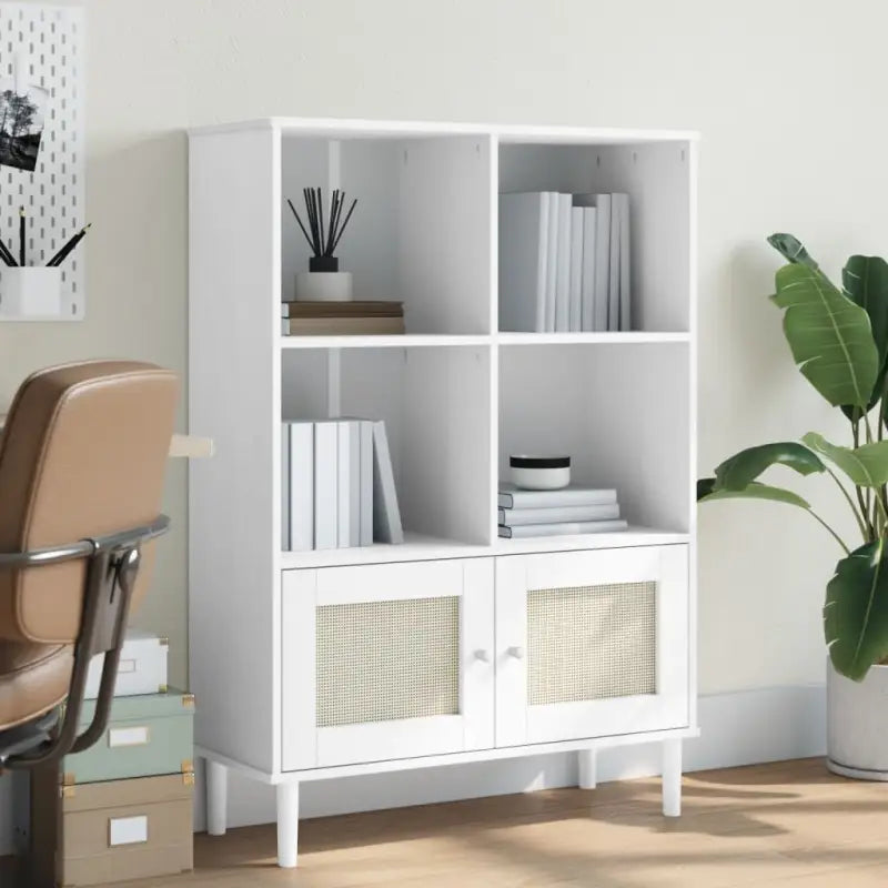 Boekenkast van massief grenenhout met decoratieve uitstraling - Boekenkasten