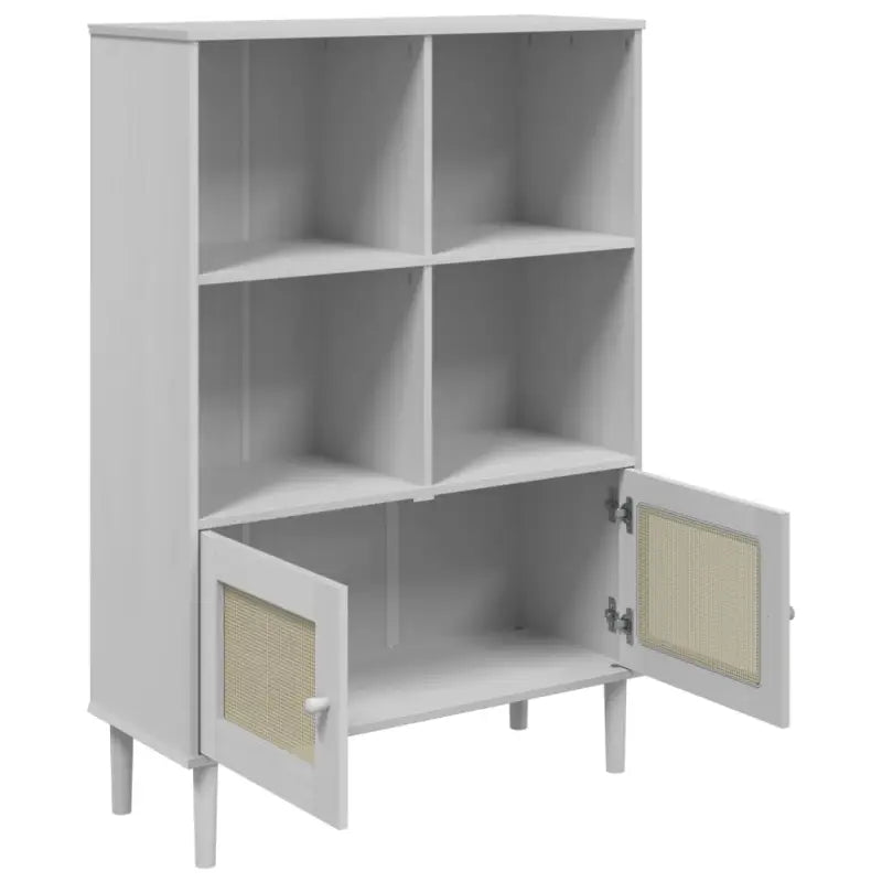 Boekenkast van massief grenenhout met decoratieve uitstraling - Boekenkasten