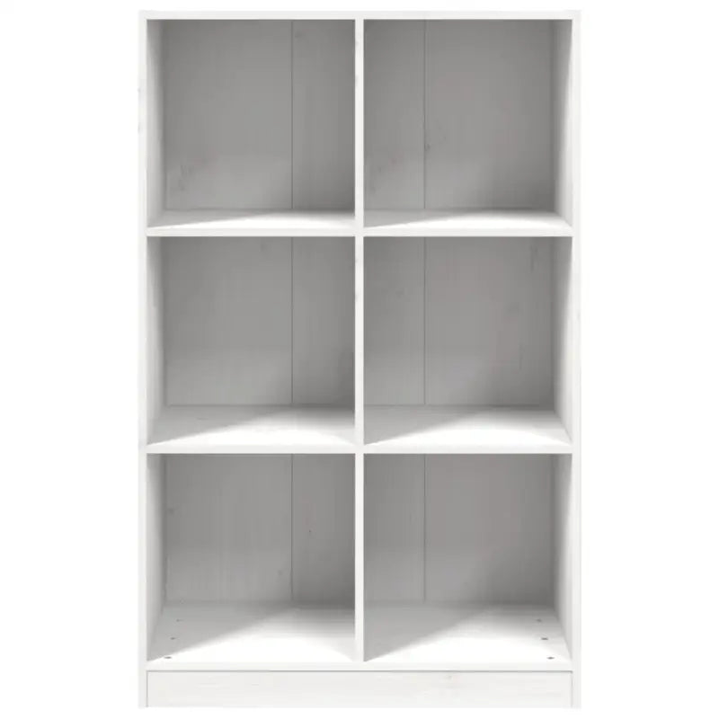 Boekenkast van massief grenenhout voor stijlvol boekenopslag - Wit / 1 - Boekenkasten