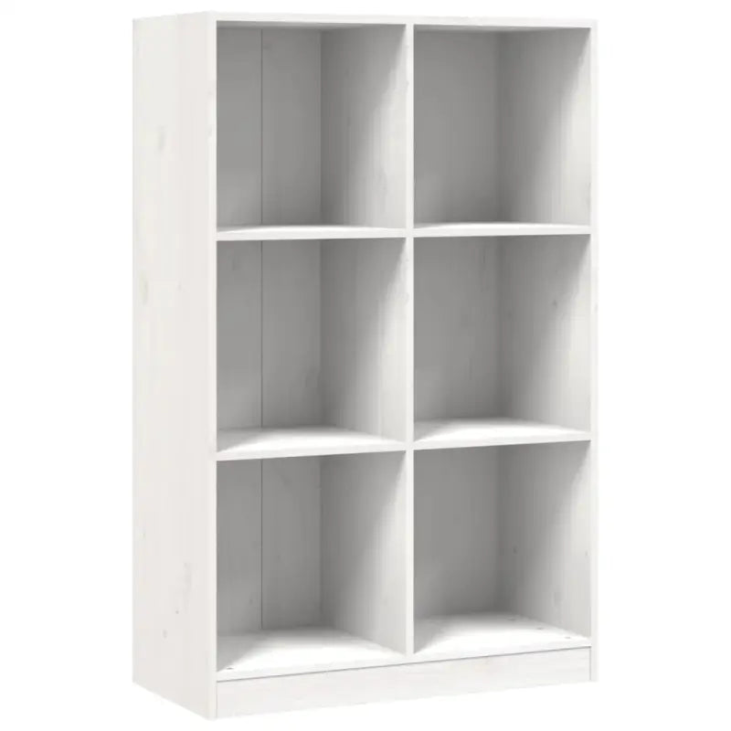 Boekenkast van massief grenenhout voor stijlvol boekenopslag - Wit / 1 - Boekenkasten