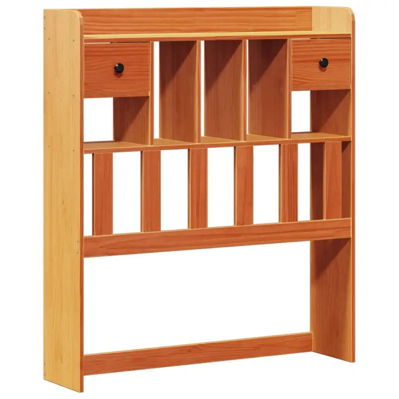 Boekenkastbed in massief grenenhout met ruime totale afmetingen - Bedden & bedframes