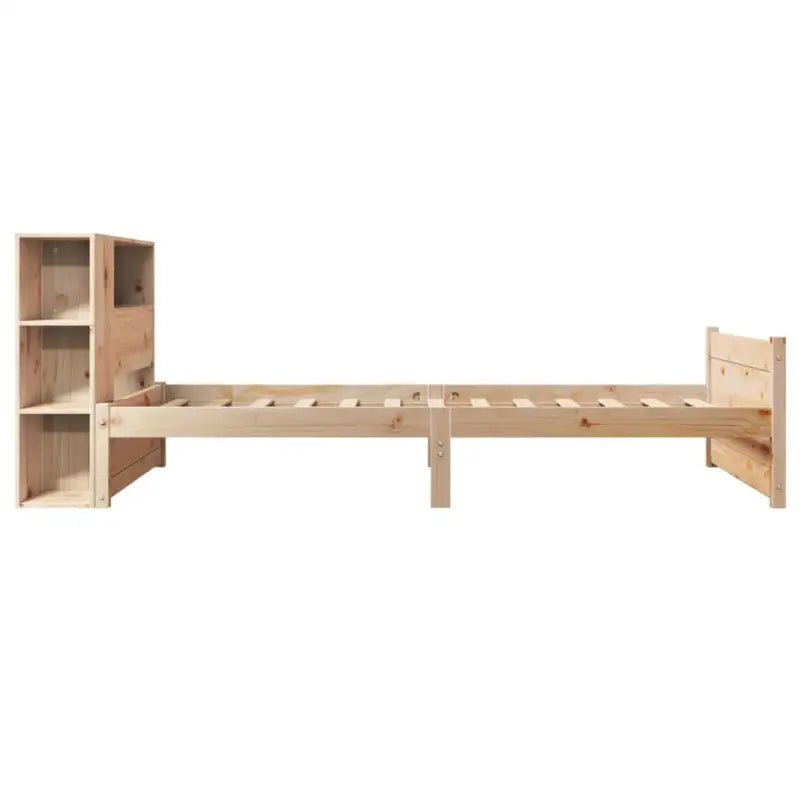 Boekenkastbed met massief grenenhout en ideale totale afmetingen - Bedden & bedframes