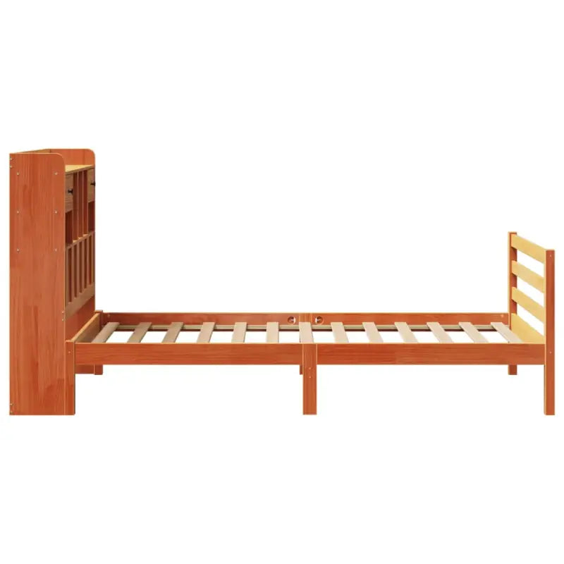 Boekenkastbed van massief grenenhout met comfortabele totale afmetingen - Bedden & bedframes
