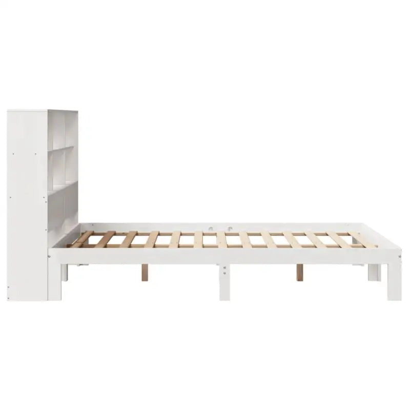 Boekenkastbed van massief grenenhout met ideale totale afmetingen - Bedden & bedframes