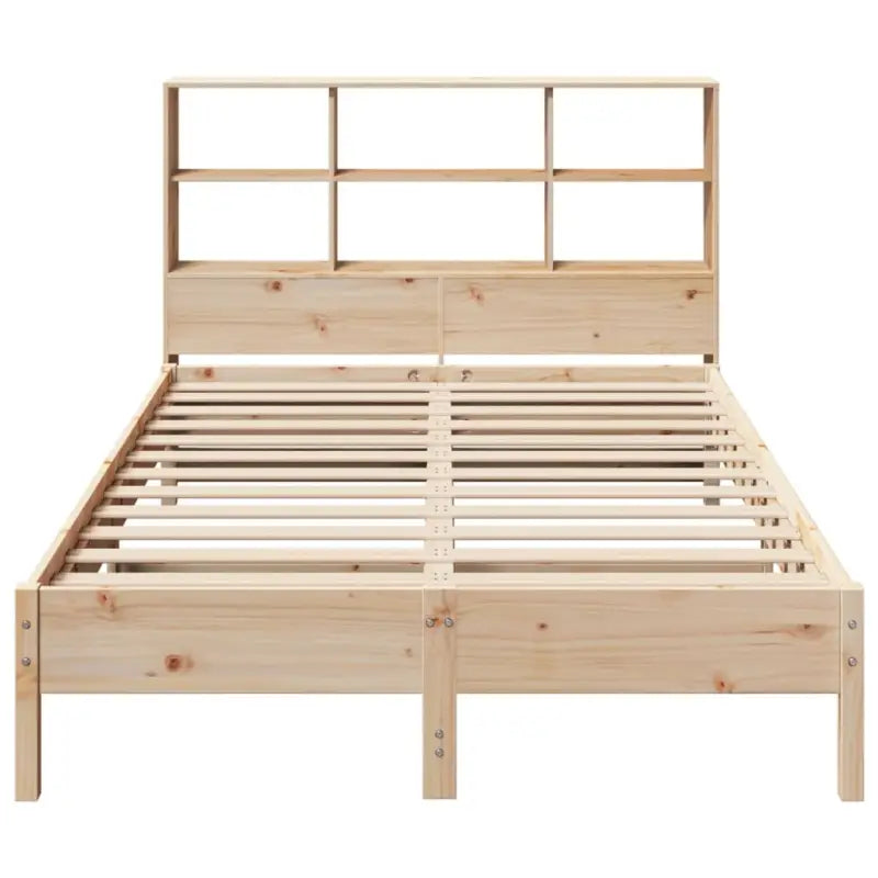 Boekenkastbed van massief grenenhout met ideale totale afmetingen - Bedden & bedframes