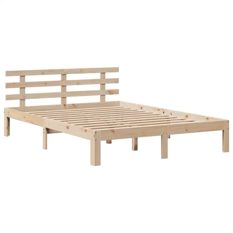 Boekenkastbed van massief grenenhout met ideale totale afmetingen - Bedden & bedframes