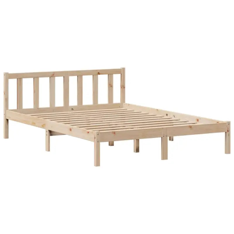 Boekenkastbed van massief grenenhout met ideale totale afmetingen - Bedden & bedframes