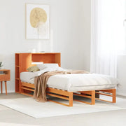 Boekenkastbed van massief grenenhout met ideale totale afmetingen - Bedden & bedframes