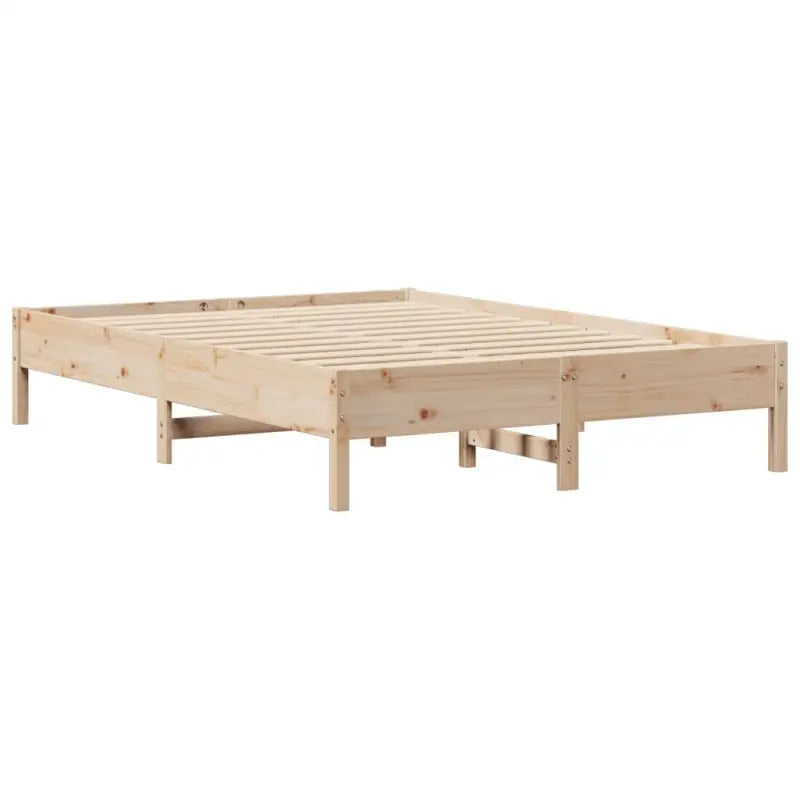 Boekenkastbed van massief grenenhout met ideale totale afmetingen - Bedden & bedframes