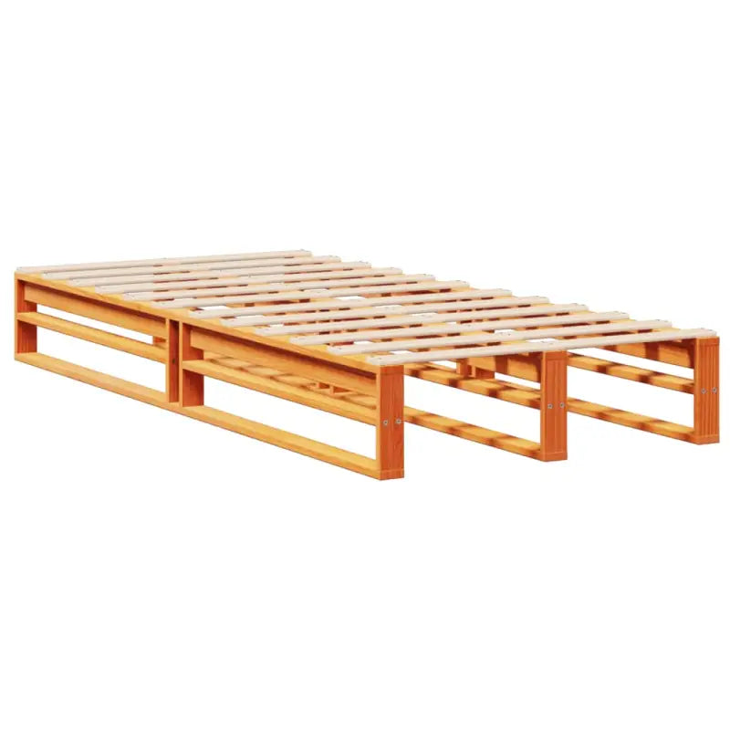 Boekenkastbed van massief grenenhout met ideale totale afmetingen - Bedden & bedframes