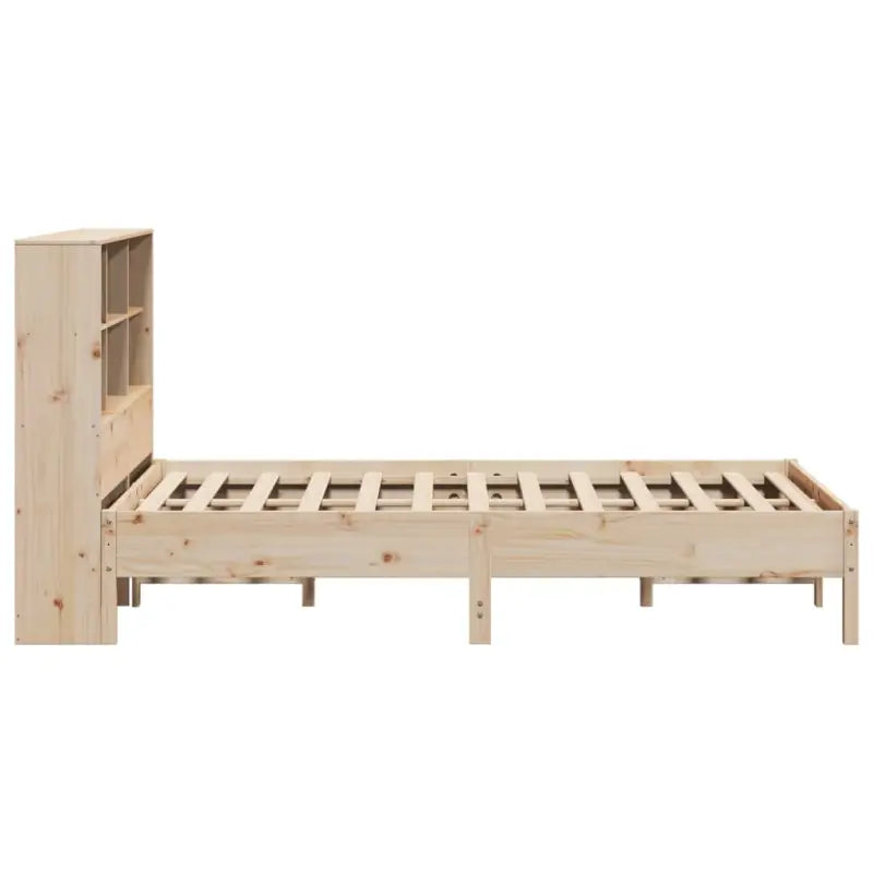 Boekenkastbed van massief grenenhout met ideale totale afmetingen - Bedden & bedframes