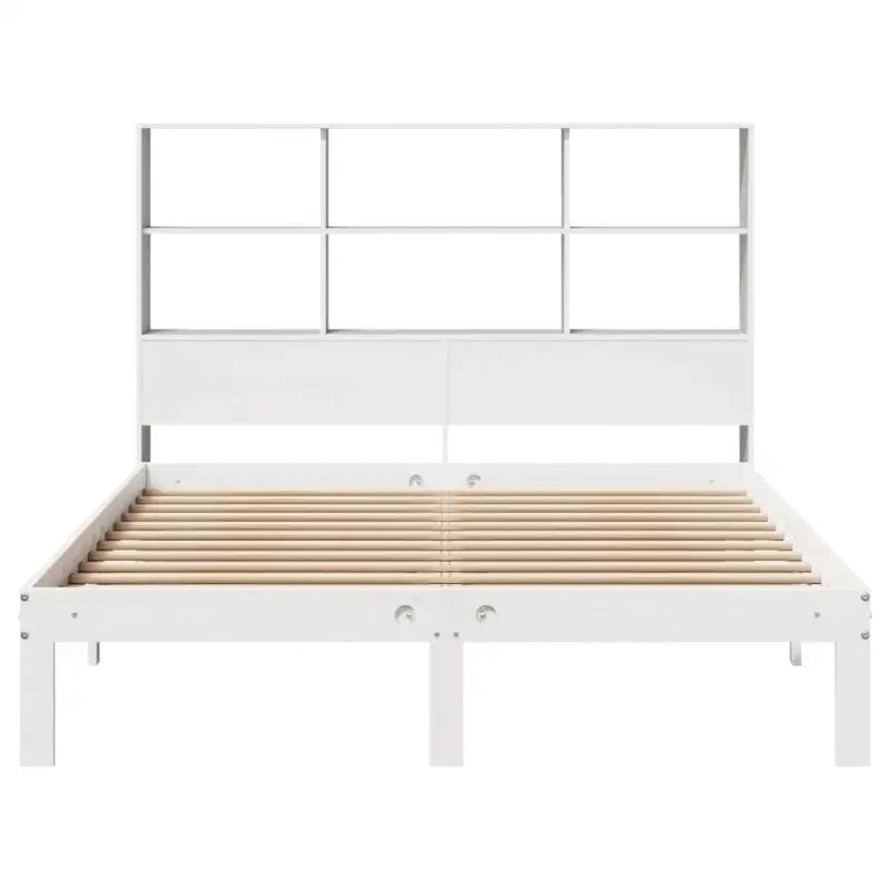 Boekenkastbed van massief grenenhout met ideale totale afmetingen - Bedden & bedframes
