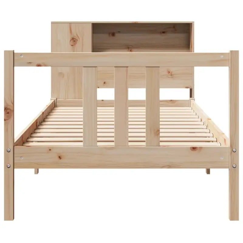 Boekenkastbed van massief grenenhout met ideale totale afmetingen - Bedden & bedframes