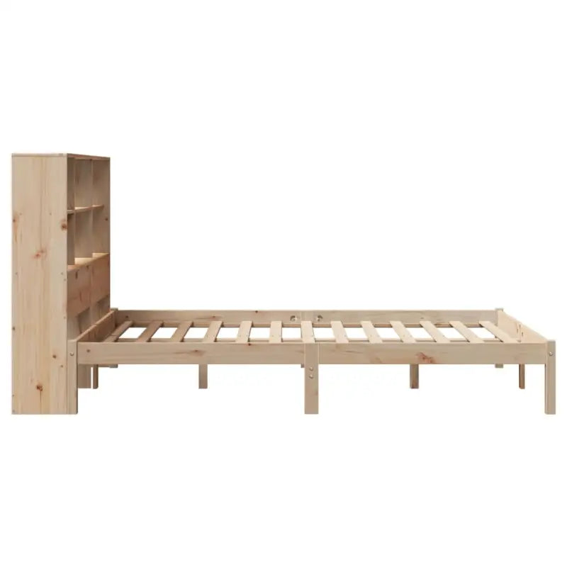 Boekenkastbed van massief grenenhout met optimale totale afmetingen - Bedden & bedframes