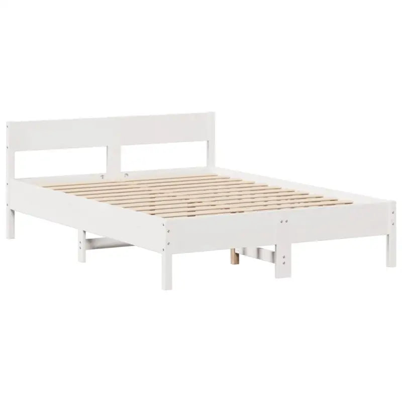 Boekenkastbed van massief grenenhout met optimale totale afmetingen - Bedden & bedframes