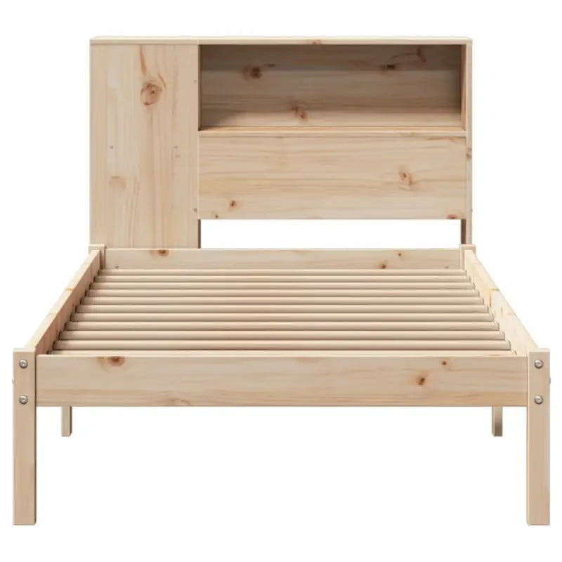 Boekenkastbed van massief grenenhout met optimale totale afmetingen - Bedden & bedframes