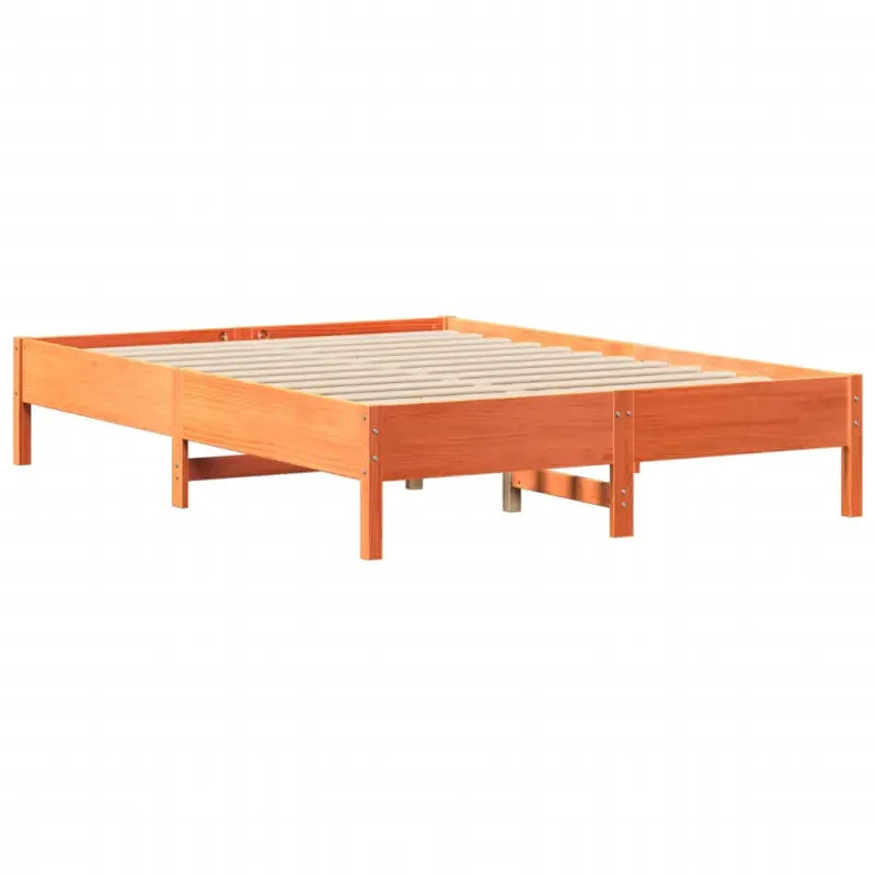 Boekenkastbed van massief grenenhout met optimale totale afmetingen - Bedden & bedframes