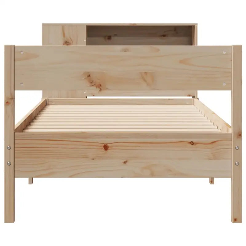 Boekenkastbed van massief grenenhout met optimale totale afmetingen - Bedden & bedframes