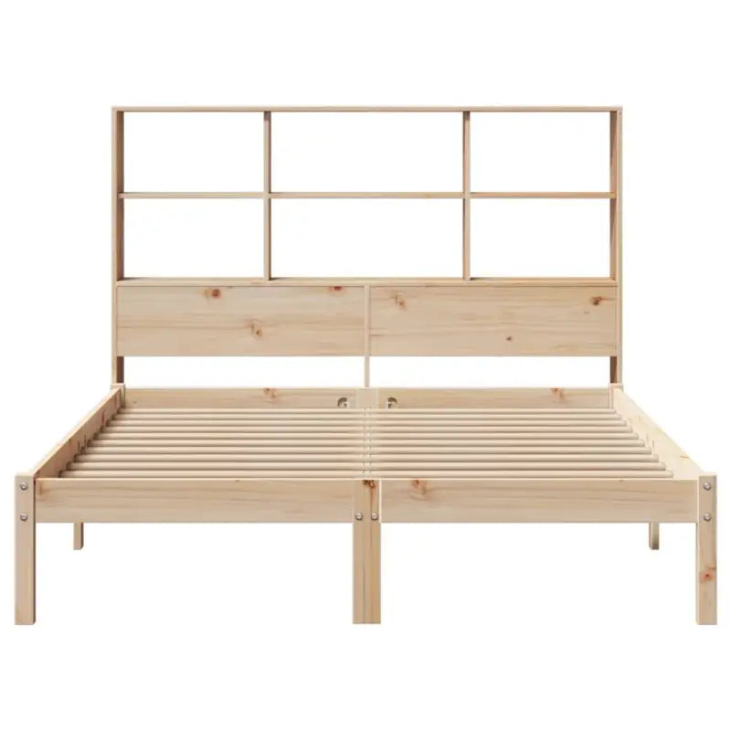 Boekenkastbed van massief grenenhout met optimale totale afmetingen - Bedden & bedframes