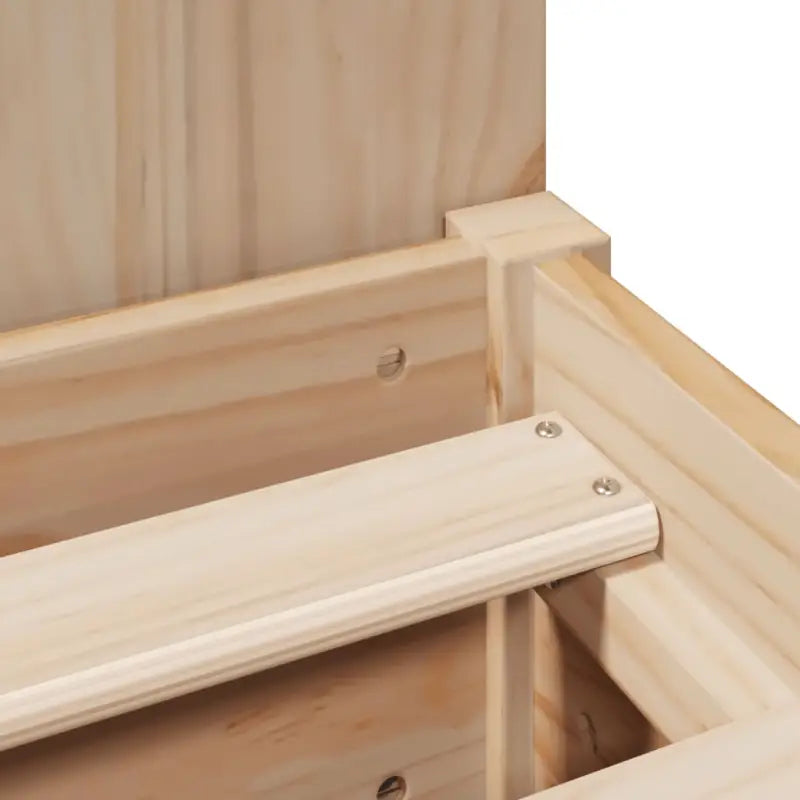Boekenkastbed van massief grenenhout met optimale totale afmetingen - Bedden & bedframes
