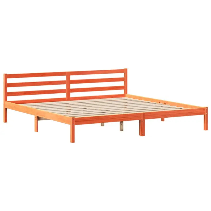 Boekenkastbed van massief grenenhout met optimale totale afmetingen - Bedden & bedframes