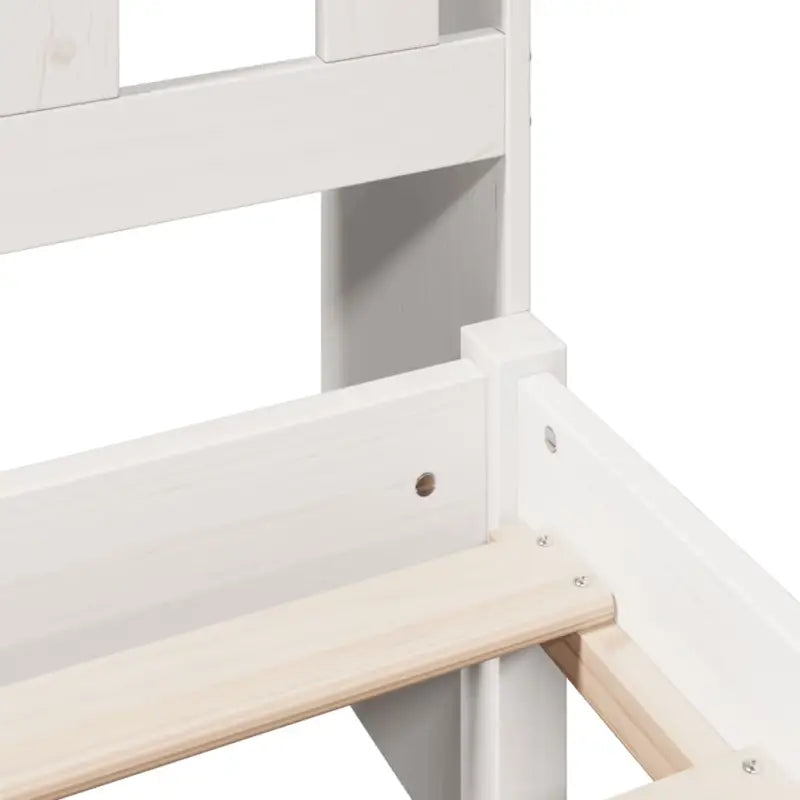 Boekenkastbed van massief grenenhout met optimale totale afmetingen - Bedden & bedframes