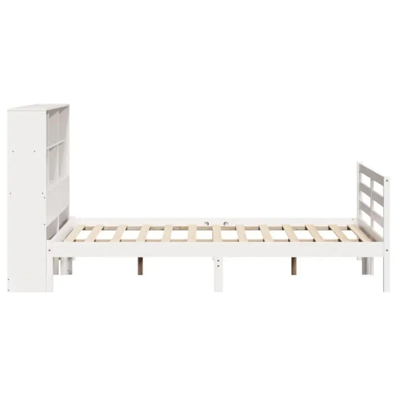 Boekenkastbed van massief grenenhout met optimale totale afmetingen - Bedden & bedframes