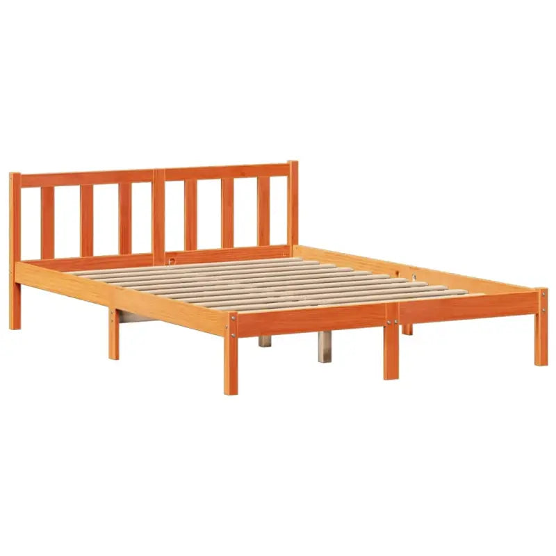 Boekenkastbed van massief grenenhout met optimale totale afmetingen - Bedden & bedframes